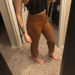 Orange dress bottoms